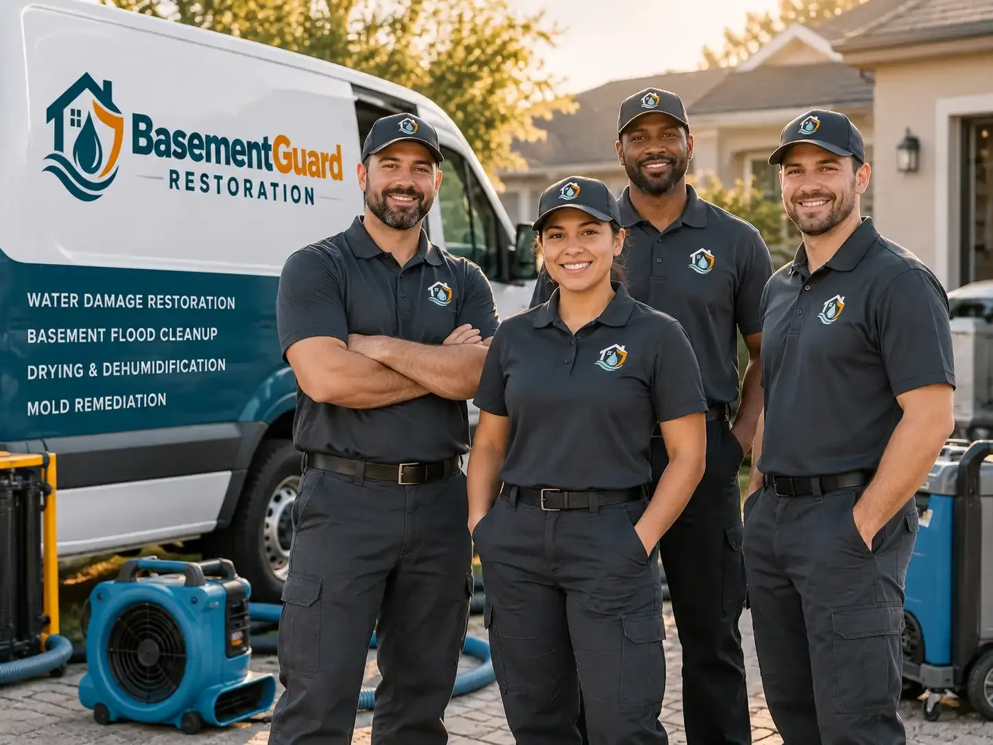 Basement Water Damage Restoration company in Manilla, IN